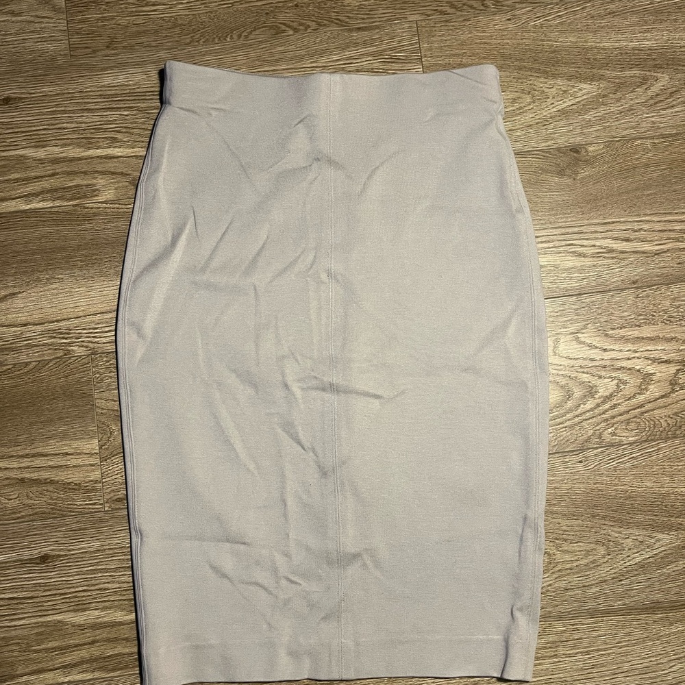 Wilfred Light Beige Pencil Skirt